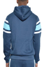 Solid With Three Stripe Pullover Hoodie for Men